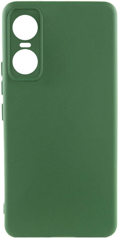 

Lakshmi Case Silicone Cover Full Camera Dark Green for Tecno Pop 6 Pro