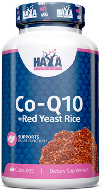 Акція на Haya Labs Co-Q10 60mg & Red Yeast Rice 500mg 60 caps / 60 servings від Stylus