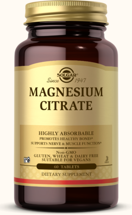 Акція на Solgar Magnesium Citrate Цитрат магния 60 таблеток від Stylus