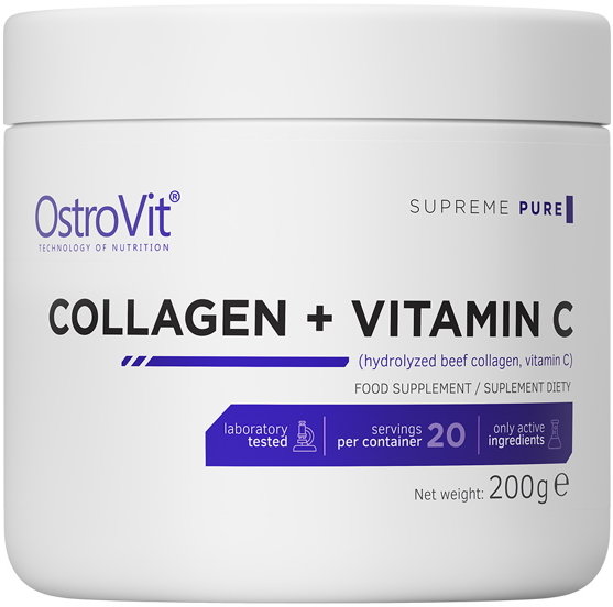 

OstroVit Collagen + Vitamin C 200 g /20 servings/ Peach