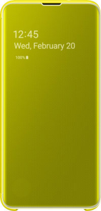 

Samsung Clear View Cover Yellow (EF-ZG970CYEGRU) for Samsung G970 Galaxy S10e