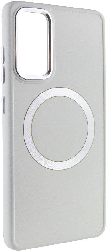 

Tpu Case Bonbon Metal Style with MagSafe White для Samsung S926 Galaxy S24 Plus