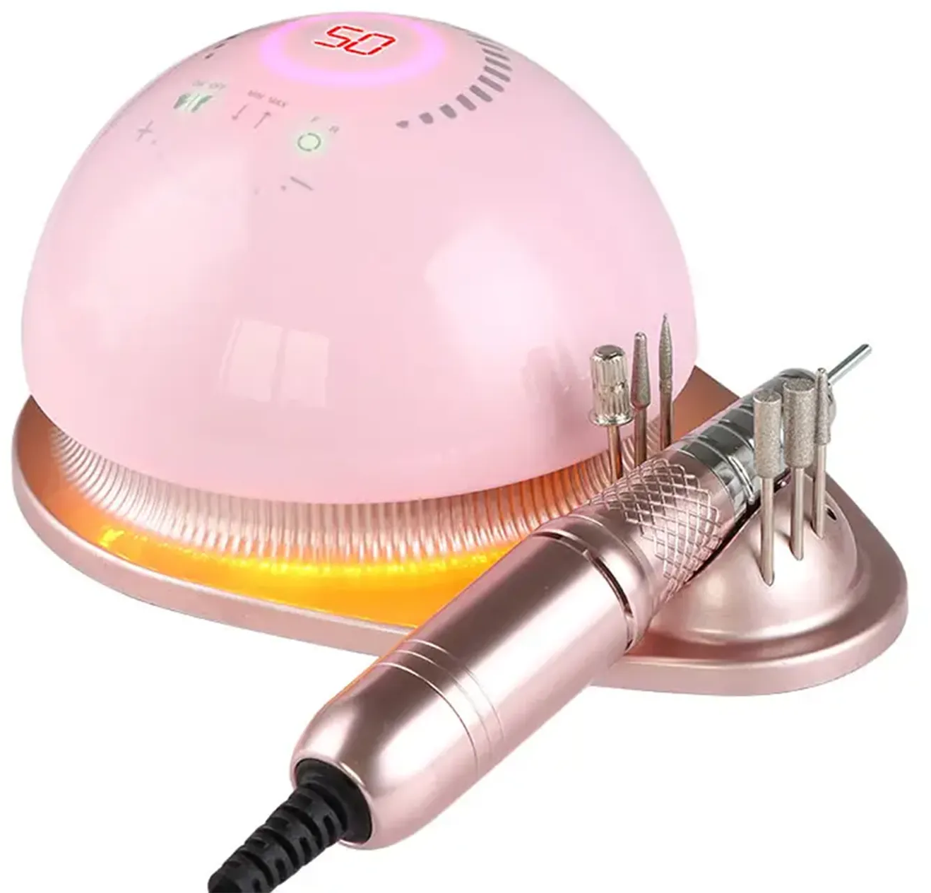 Акція на Фрезер для маникюра и педикюра Sml Nail Sander M21 Pink від Stylus