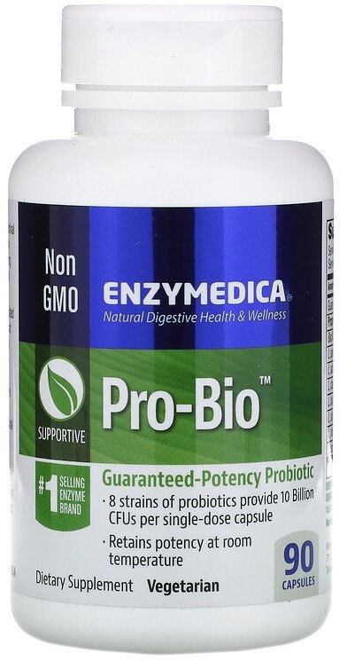 

Enzymedica Guaranteed Potency Probiotic Пробіотики 90 капсул