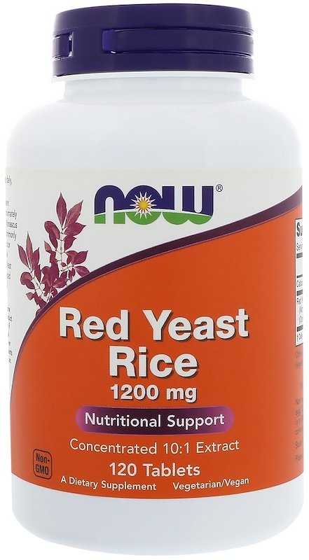 Акція на Now Foods Red Yeast Rice 600 Mg Org 120 Vcaps Красный дрожжевой рис від Stylus