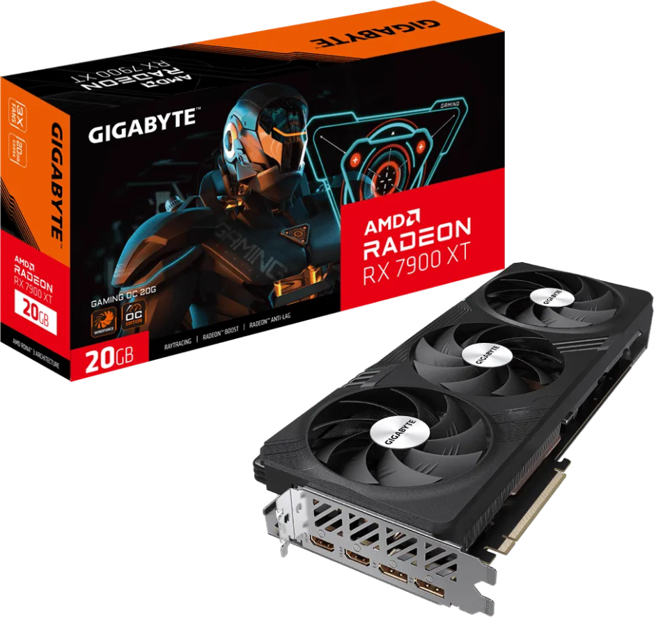 Акція на Gigabyte Radeon Rx 7900 Xt Gaming Oc 20G (GV-R79XTGAMING OC-20GD) від Stylus
