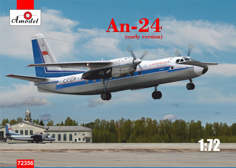 

Самолет Amodel Ан-24 (ранняя версия) AMO72356