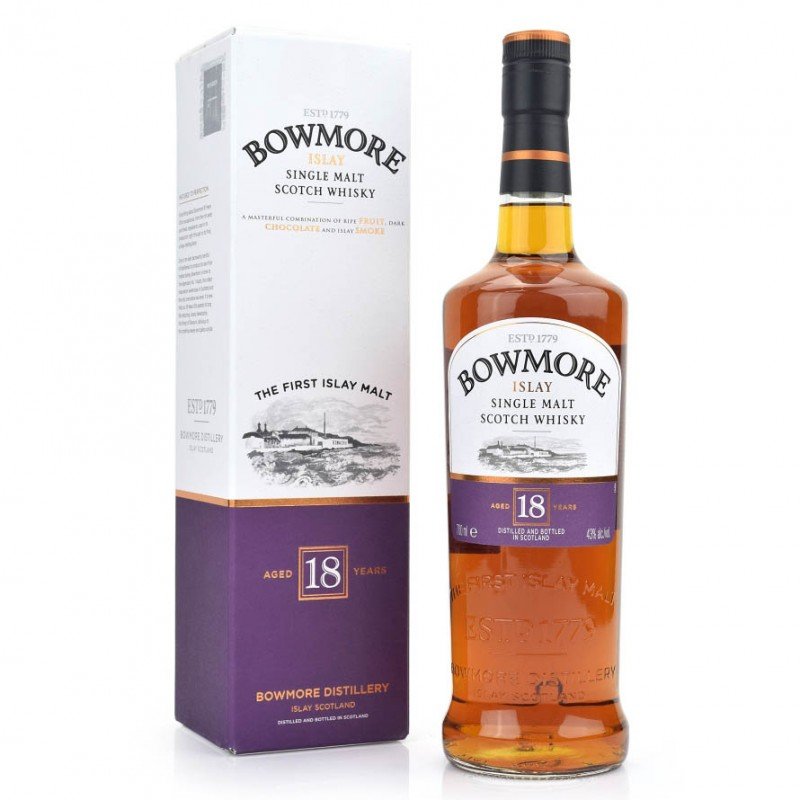 Акція на Виски Bowmore 18 Years Old (0,7 л) (BW39529) від Stylus