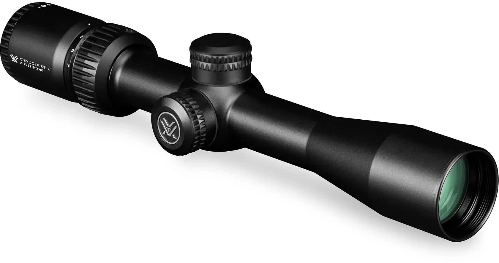 

Vortex Crossfire Ii Scout Scope 2-7х32 марка V-Plex (MOA), труба 25.4 мм.