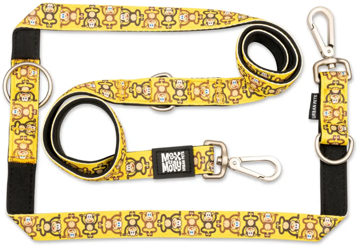 Акція на Поводок многофункциональный Max & Molly Multi-Function Leash - Monkey Maniac M (4894512050365) від Stylus