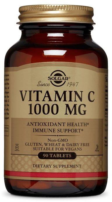 

Solgar Vitamin C 1000 mg 90 Tabs (SOL-03275)