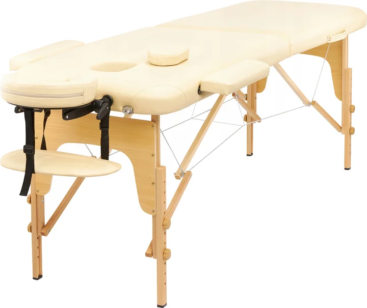 

4FIZJO Massage Table Wood W60 Beige (TABLEW60BEIGE)