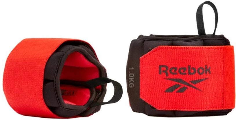 Акція на Reebok Flexlock Wrist Weights чёрный красный Уни 1.0 кг (RAWT-11261) від Stylus