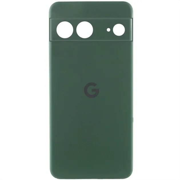 

Lakshmi Premium Silicone Case з Logo Full Camera Cyprus Green for Google Pixel 7a