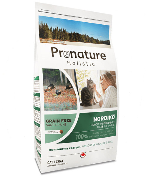 

Сухой беззерновой корм Pronature Holistic Nordikо для котов с индейкой и ягодами 6 кг