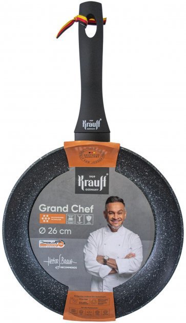 Акція на Сковорода Krauff 25-45-113 Grand Chef 26 см (27394) від Y.UA