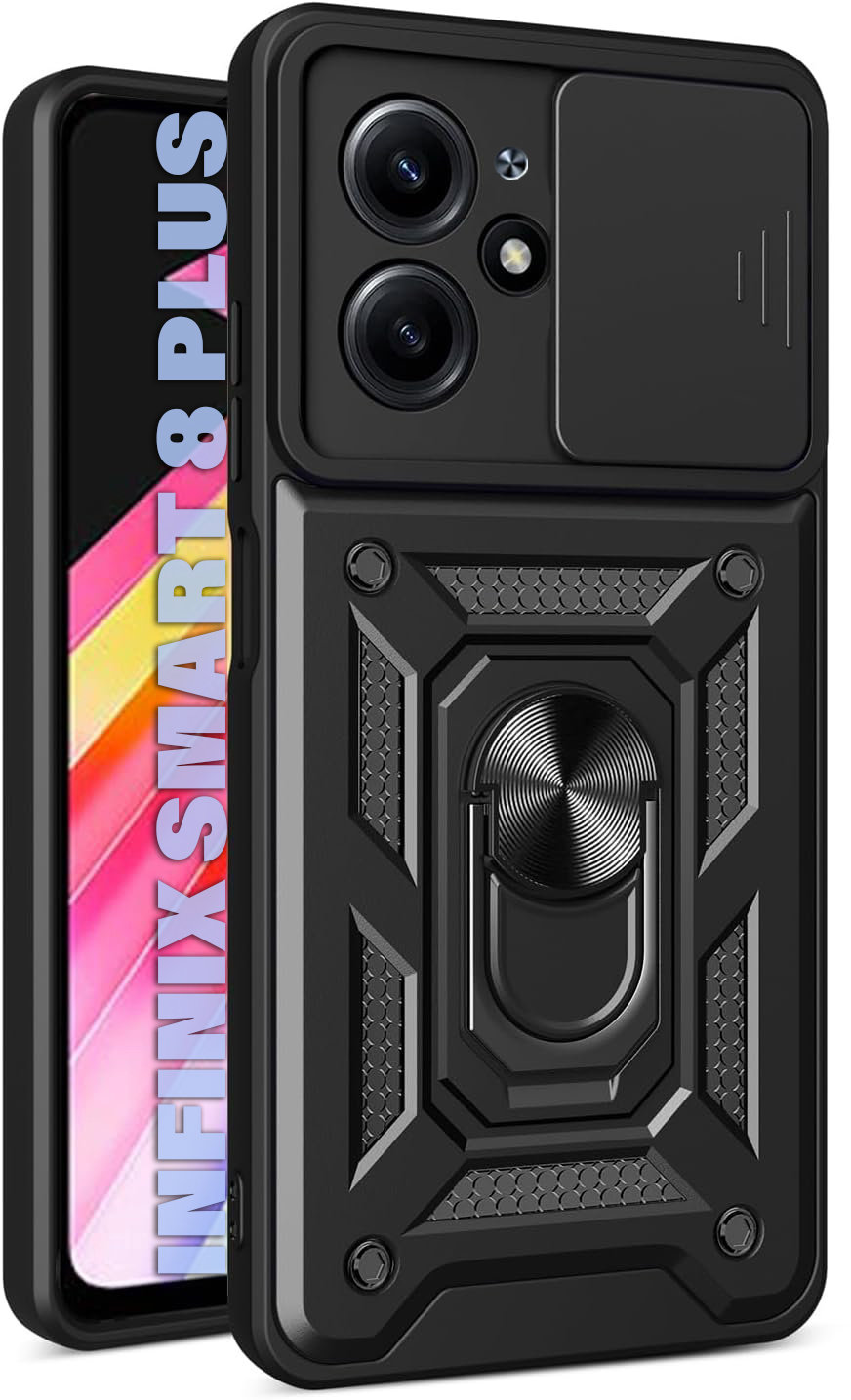 

BeCover Military Black для Infinix Smart 8 Plus (X6526) (711001)