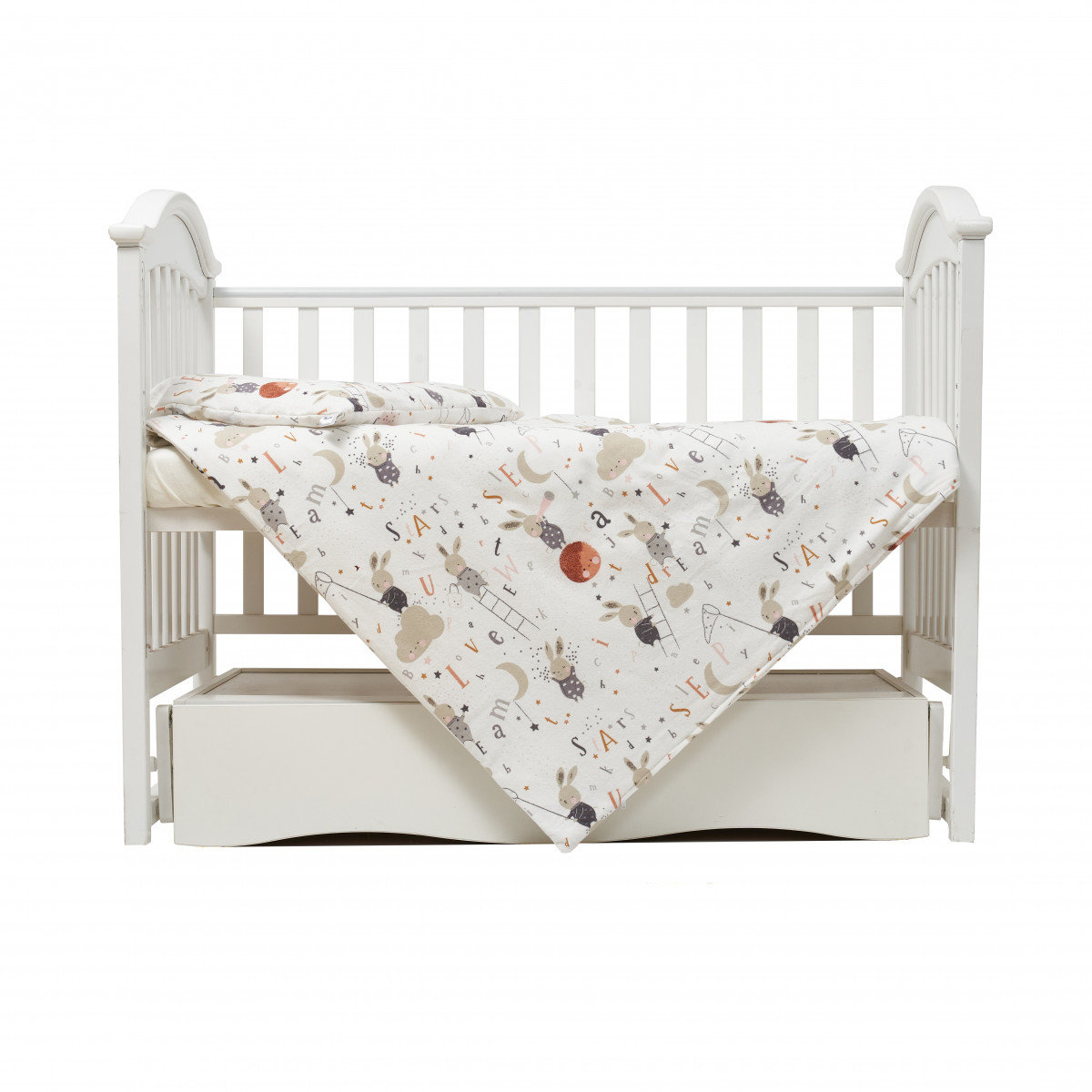 

Сменная постель Twins Comfort Soft (фланель) 3010-TS-202, Rabbits, беж светлый