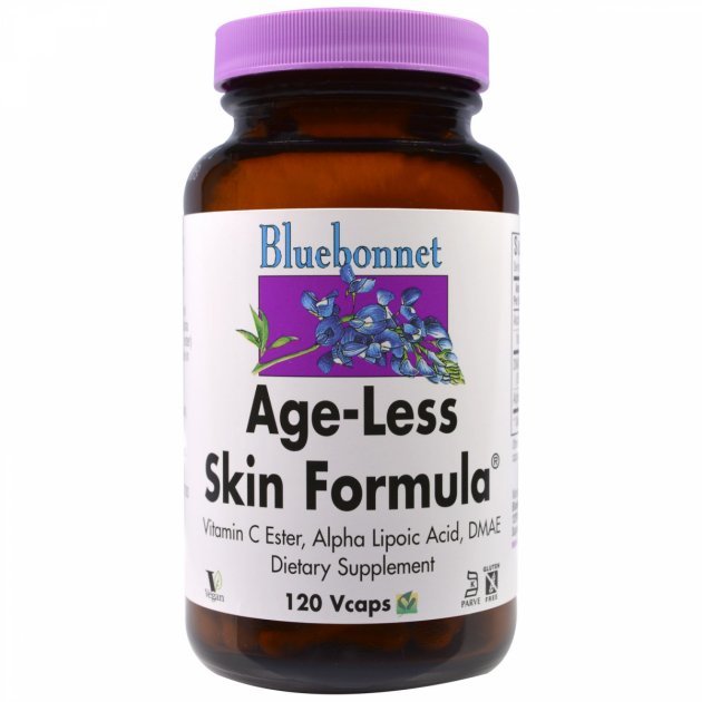 

Bluebonnet Age-Less Skin Formula Омоложение кожи 120 вегакапсул