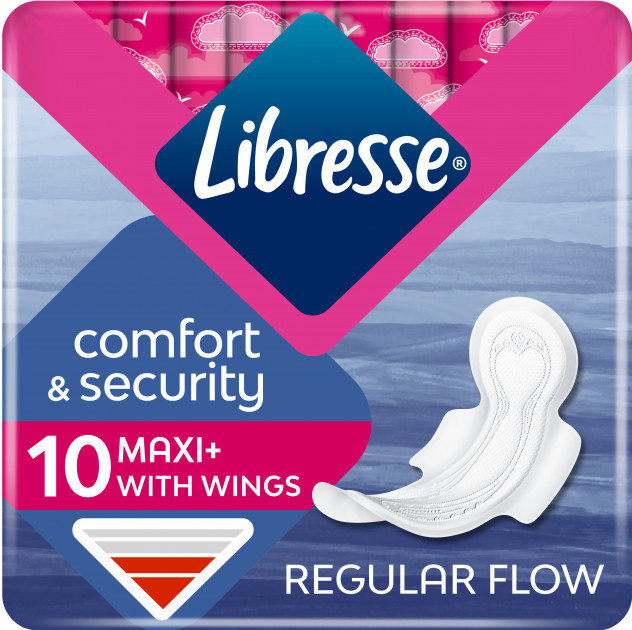 

Libresse Maxi Normal Wing Гигиенические прокладки 10 шт.