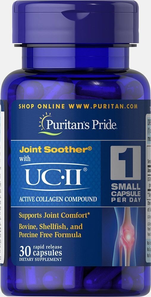 Акція на Puritan's Pride UC-II Active Collagen Compound Коллаген типа Ii активный 40 мг 30 капсул від Stylus