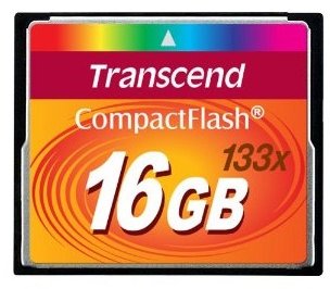 

Transcend 16GB CompactFlash 133X (TS16GCF133)