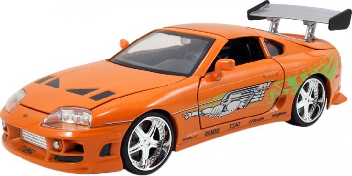 

Машина металлическая Jada Форсаж Toyota Supra 1995 Оранжевая 1:24 (253203005)