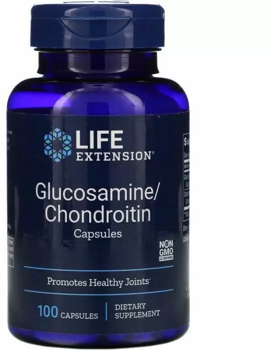 Акція на Life Extension Glucosamine Chondroitin Глюкозамин, хондроитин 100 капсул від Stylus