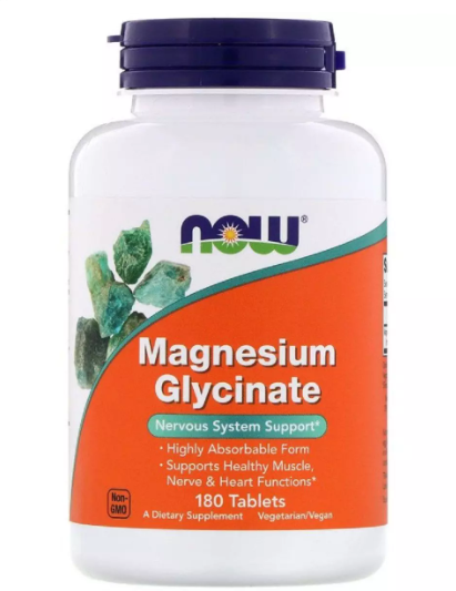 Акція на Now Foods Magnesium Glycinate Глицинат Магния 180 таблеток від Stylus