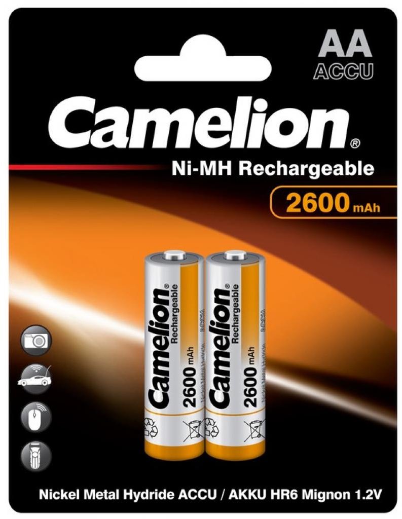 

Camelion Aa 2600mAh Ni-MH * 2 R6-2BL (NH-AA2600BP2)