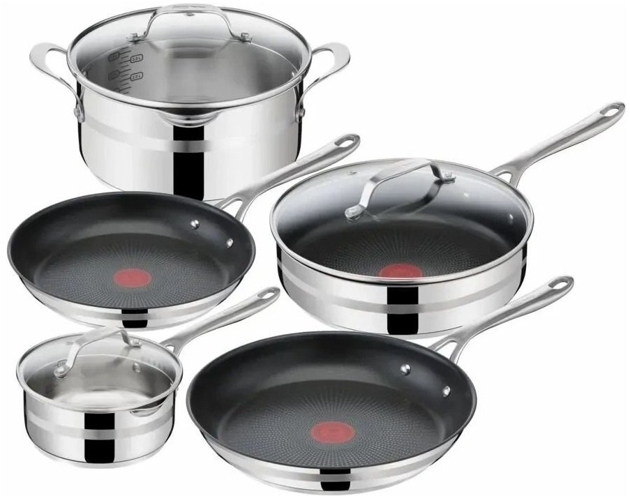 

Набор посуды Tefal Jamie Oliver Cook Smart 8 пр. (E310S874)