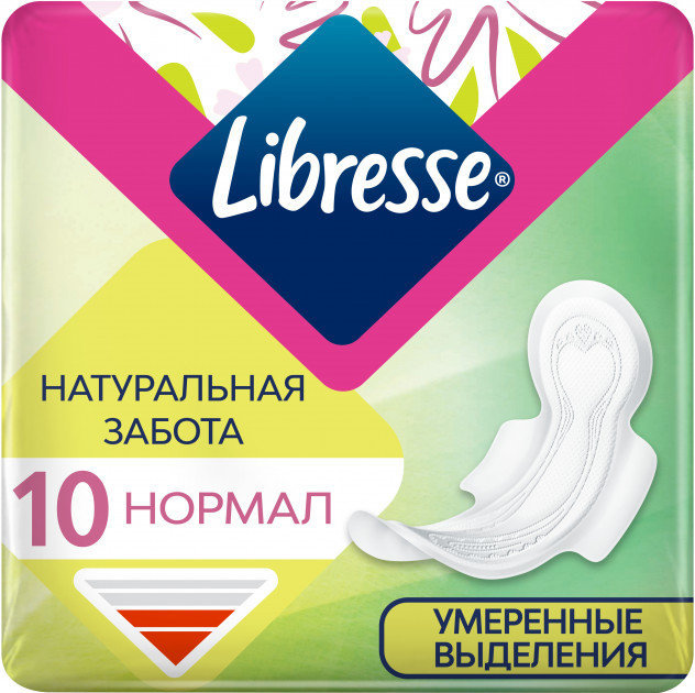 

Libresse Natural Care Ultra Normal Гигиенические прокладки 10 шт.