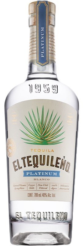 

Текіла El Tequileño Platinum Blanco, 0.7л 40% (WHS7501398100677)