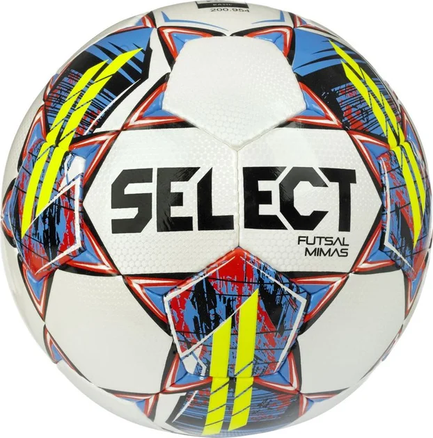 

Select Futsal Mimas (FIFA Basic) v22 футзальный Бело-желтый Уни 4 (105343-365)