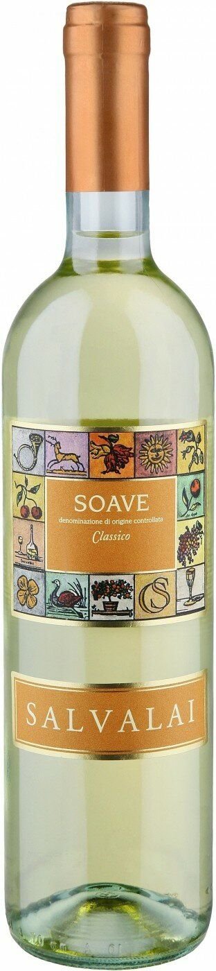 

Вино Salvalai Soave Classico Doc біле сухе 0.75 л (YL8005276062068)