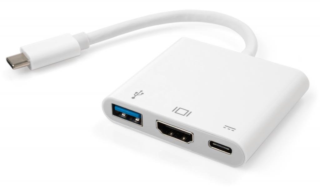 

Vinga Adapter USB-C to USB-C+HDMI+USB White (VCPATC2HDMIUSBPDWH)