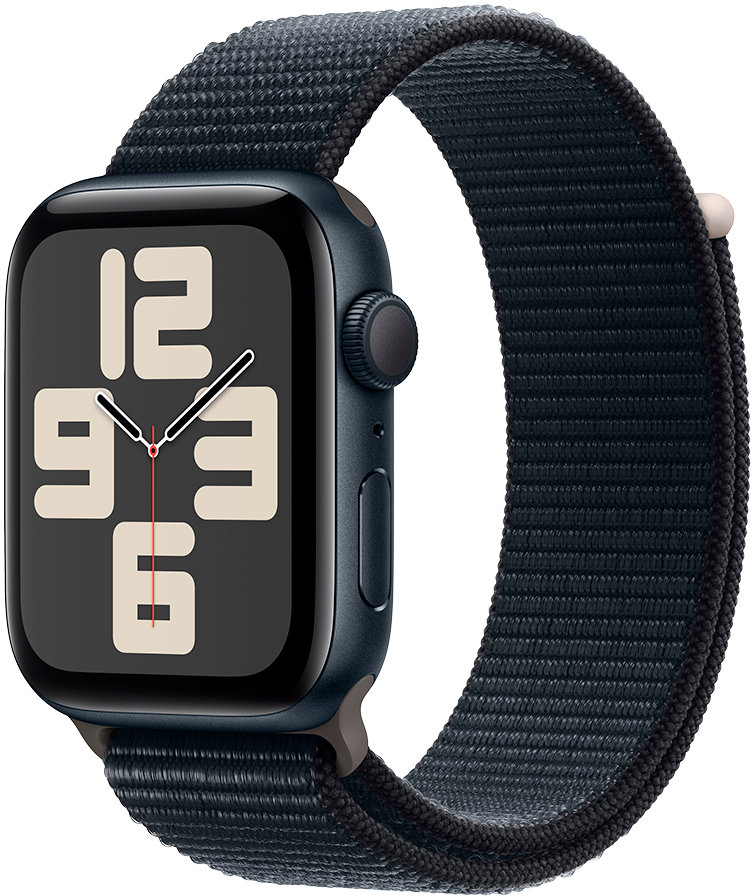 Акція на Apple Watch Se 2 2023 44mm Gps Midnight Aluminum Case with Midnight Sport Loop (MREA3) Ua від Stylus