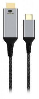 Акція на Cablexpert USB-C to Hdmi 2.0m 8K 60Hz (A-CM-HDMIM8K-2M) від Stylus