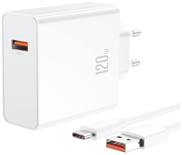 Акція на Xo Wall Charger Usb L128 120W White with USB-C Cable (XO-L128-WH) від Stylus