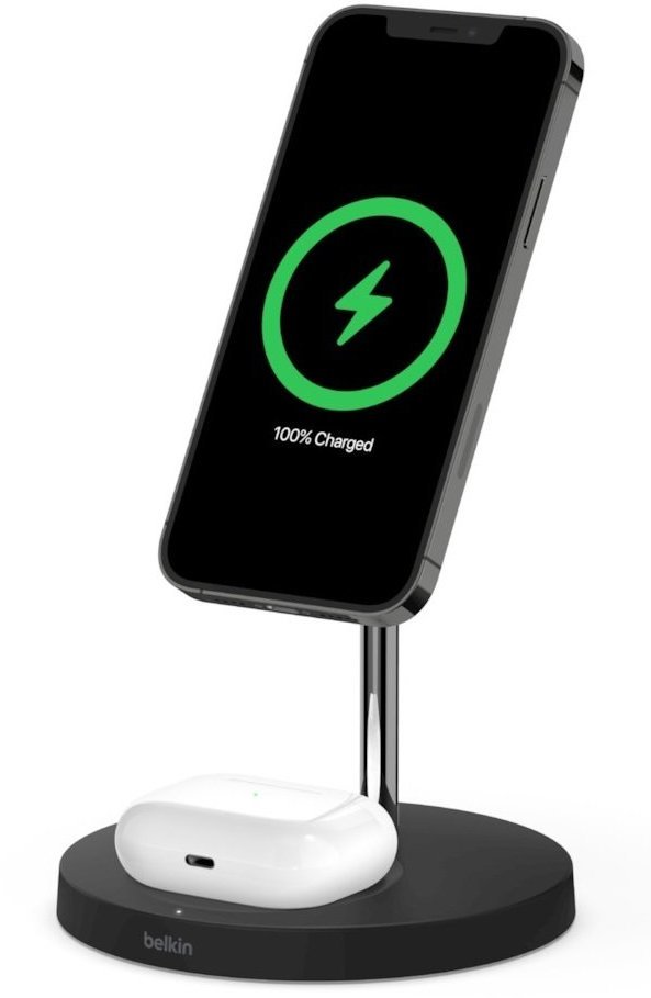 

Belkin Wireless Charger Stand MagSafe Black (WIZ010VFBK) for iPhone 12/13/14 series