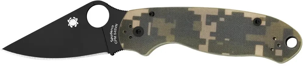 Акція на Spyderco Para 3 Black Blade G-10 camo (C223GPCMOBK) (C223GPCMOBK) від Stylus