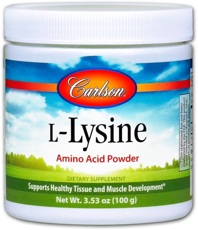 

Carlson Labs L-Lysine Amino Acid Powder 3.53 oz (100 g) L-лизин, аминокислота в форме порошка