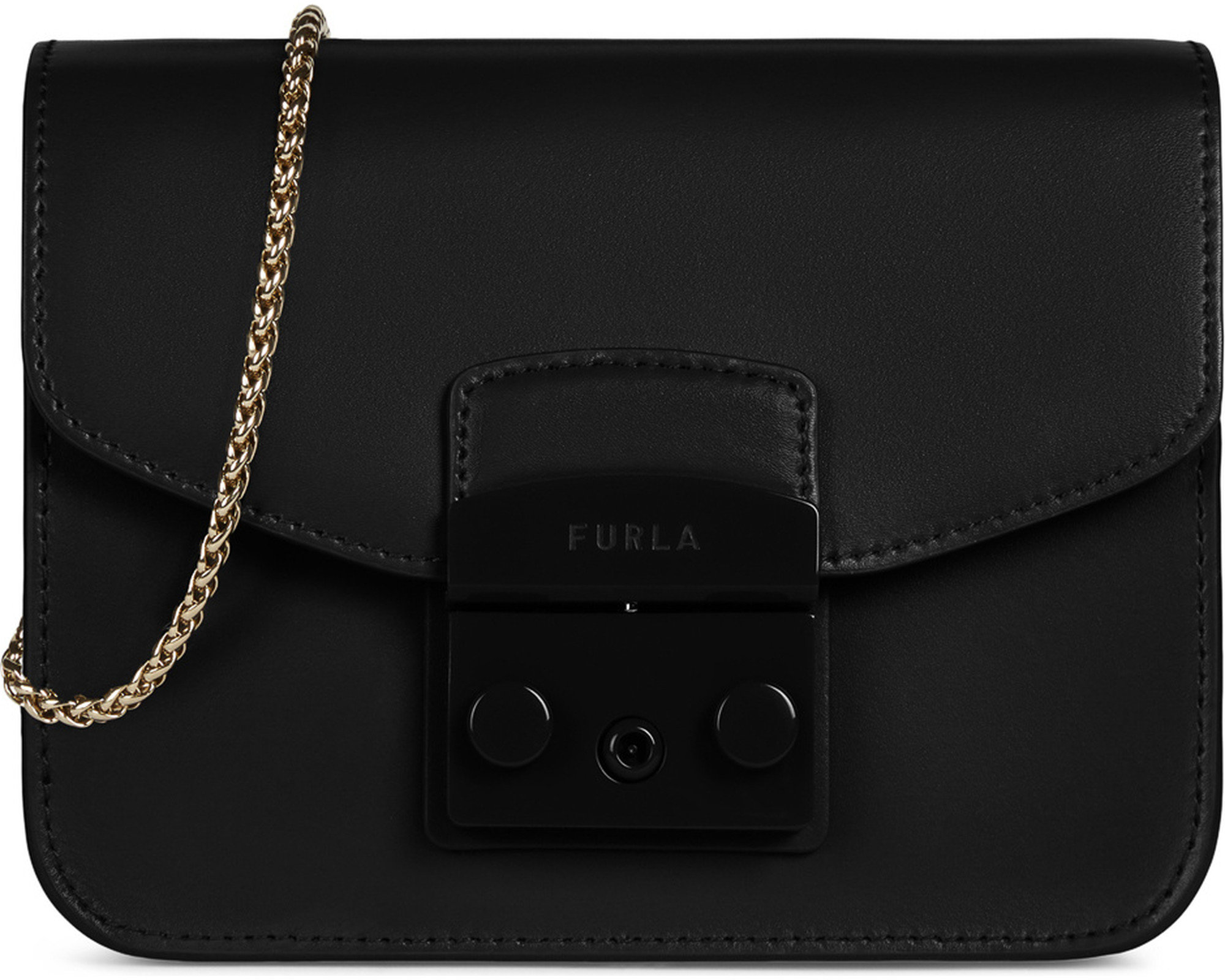 

Женская сумка кросс боди Furla Metropolis Mini Crossbody Batlepo черная (BATLEP0VNC000O6000)