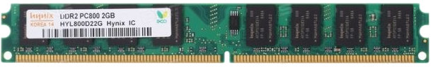 

Sk Hynix 2GB DDR2 800 MHz (HYMP125U64CP8-S6/HYMP125U64CP8) Rb