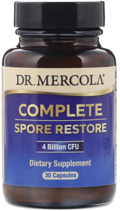 

Dr. Mercola Complete Spore Restore Лікувальні гриби та пробіотики 30 капсул