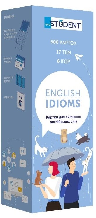 Акція на English Idioms. Картки для вивчення англійських слів від Y.UA