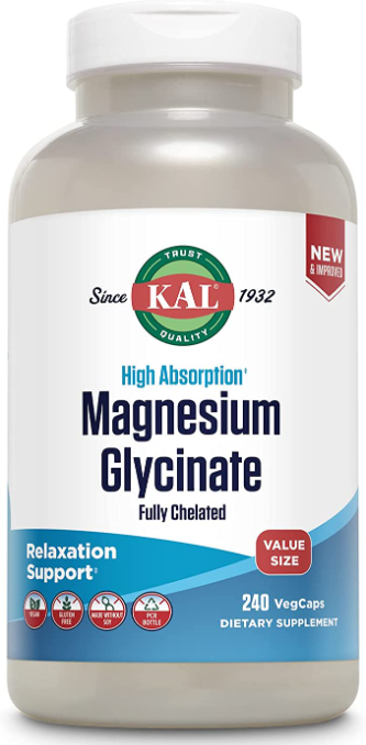 Акція на Kal Magnesium Glycinate Магний глицинат 350 мг 240 вегетарианских капсул від Stylus