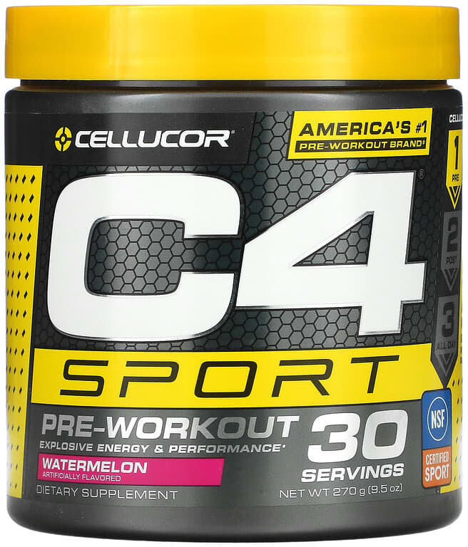 

Предтренировочный комплекс Cellucor C4 Sport 270 g / 30 servings / Watermelon