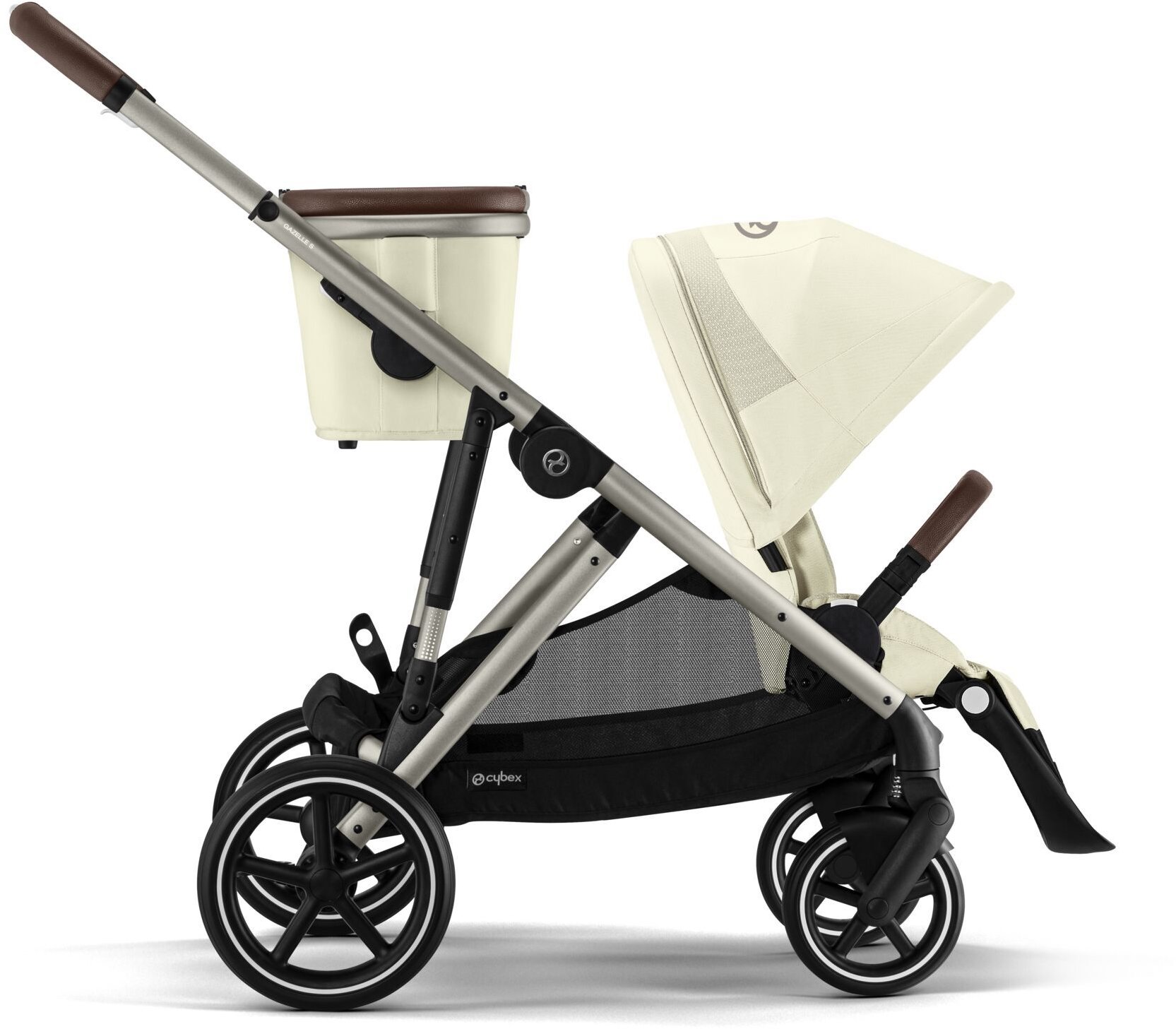 Акція на Прогулочная коляска Cybex Gazelle S Tpe Seashell Beige (522002713) від Stylus