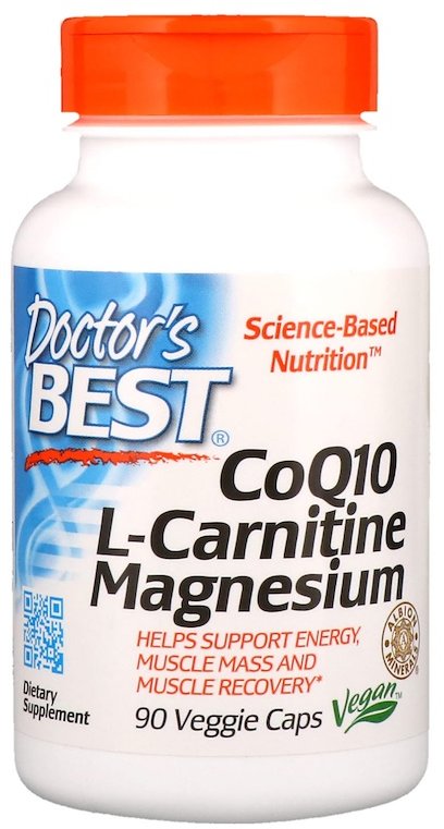 Акція на Doctor's Best, CoQ10 L-Carnitine Magnesium, 90 Veggie Caps (DRB-00477) від Stylus